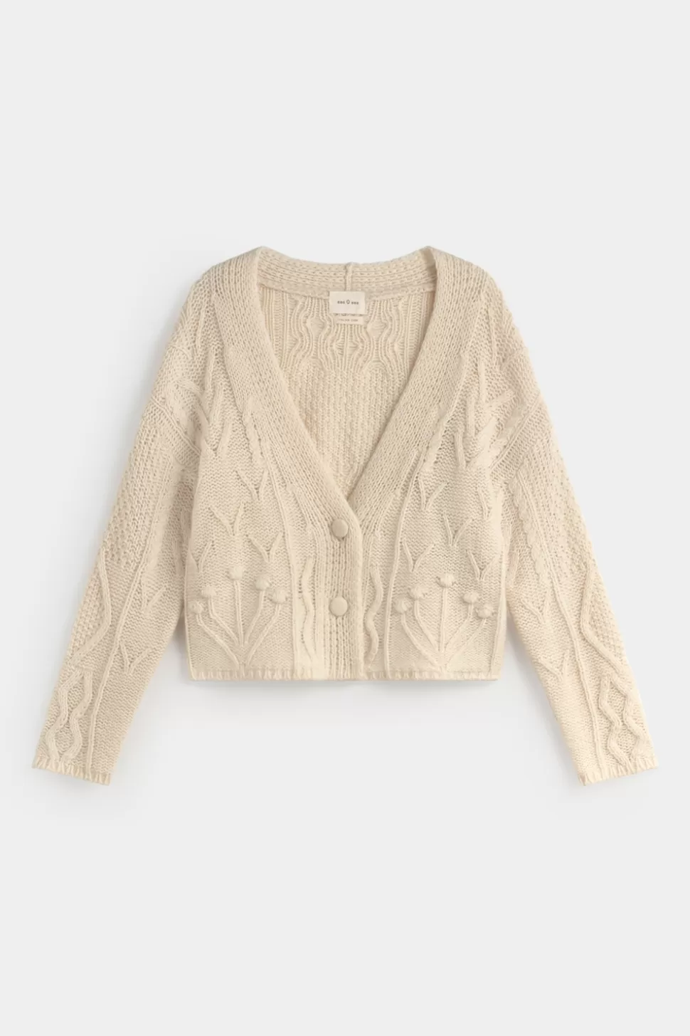 eseOese COTTAGE CARDIGAN CRUDO Shop