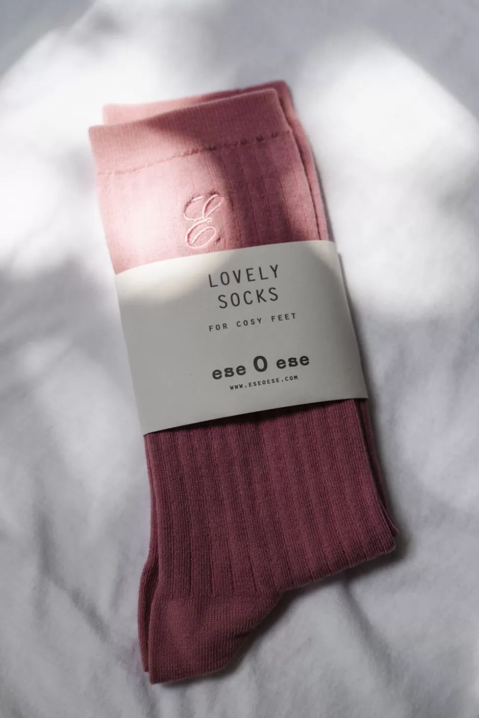 eseOese MEDIUM COTTON SOCKS DUSTYROSE Cheap